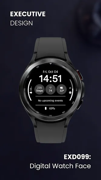 EXD099: Digital Watch Face screenshot 2