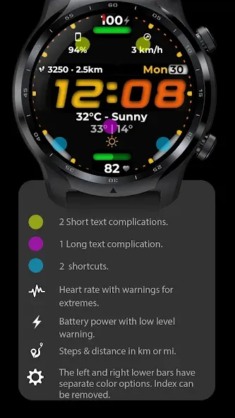 Watch Face CUE157 screenshot 2