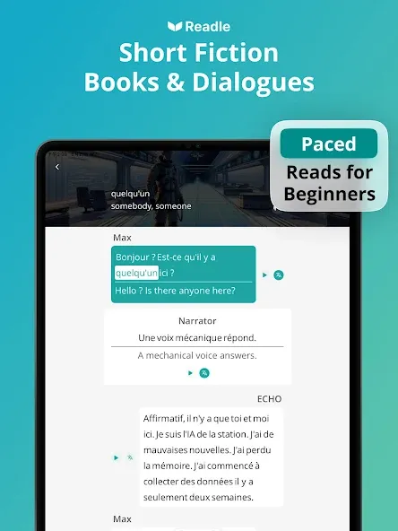 Learn French Daily with Readle screenshot 16