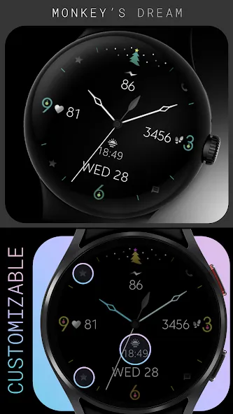 Minimal Christmas Watch Face screenshot 3