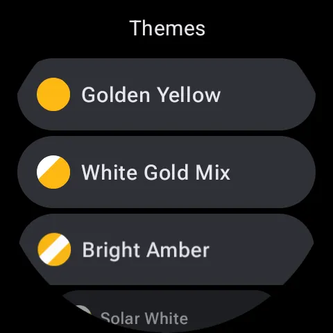 Splash Yellow Watch Face screenshot 6