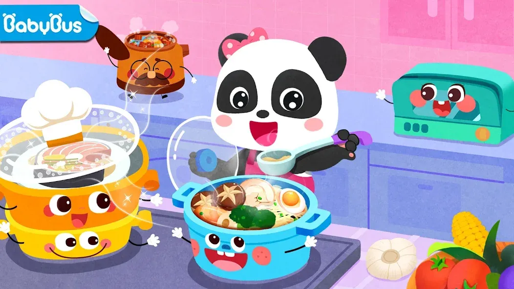 아기 팬더의 주방 파티 screenshot 1