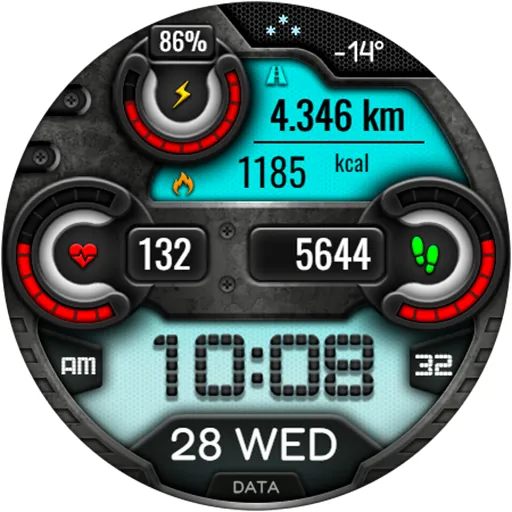 Digital VONTA URX20 Watch face screenshot 21