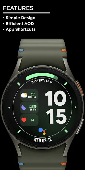 Night 84 - watch face screenshot 2
