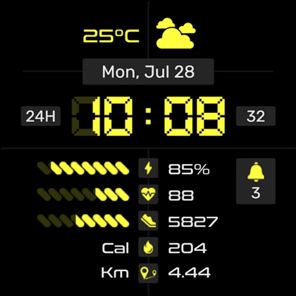 Watch face CNW-44 screenshot 6