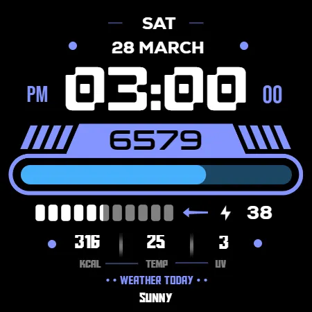 Stepox WatchFace screenshot 13