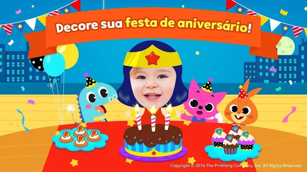 Pinkfong Festa de Aniversário screenshot 1