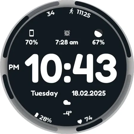 GRBL Bars Watchface screenshot 26