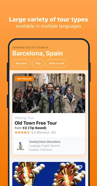 Freetour.com - travel app screenshot 2