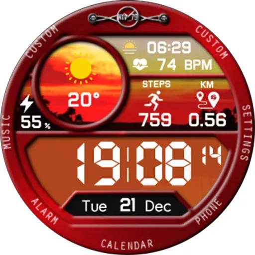NTV352 - Digital Pro watchface screenshot 25