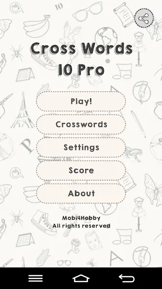 CrossWords 10 Pro screenshot 1