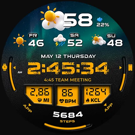 PER60 Extreme Watch Face screenshot 46