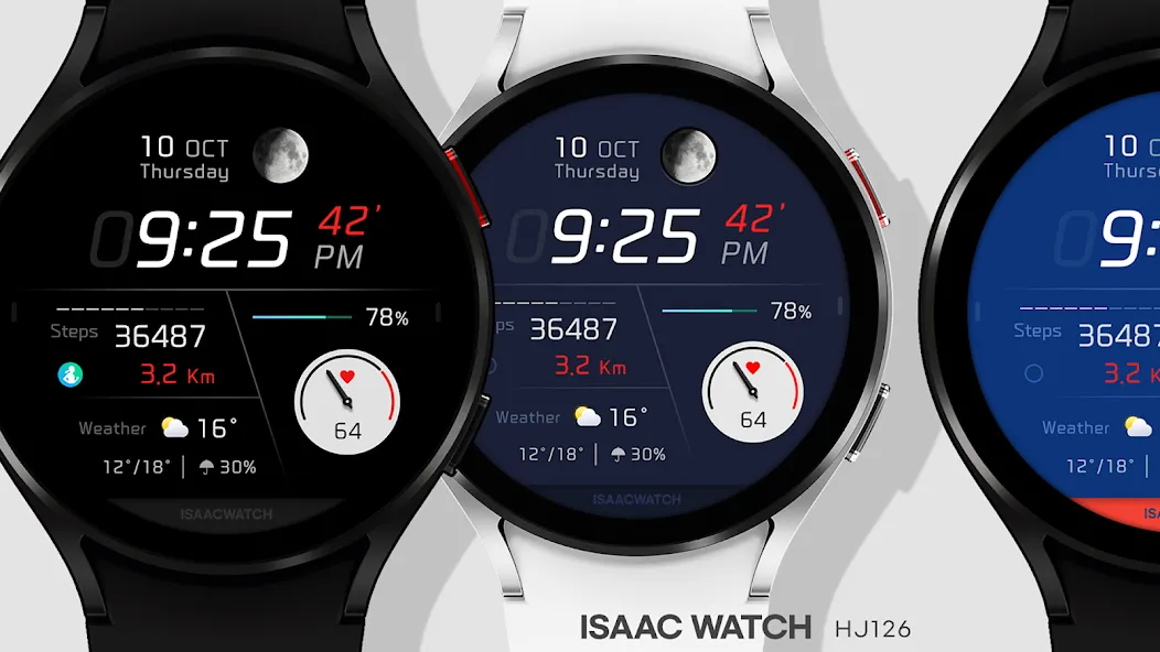 ISAAC WATCH HJ126 Digital screenshot 18