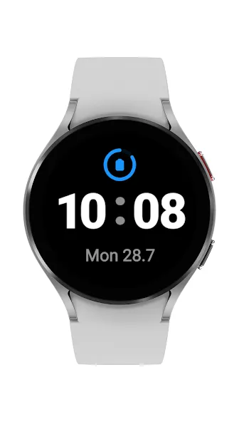 Minimal Digital Watch Face screenshot 2