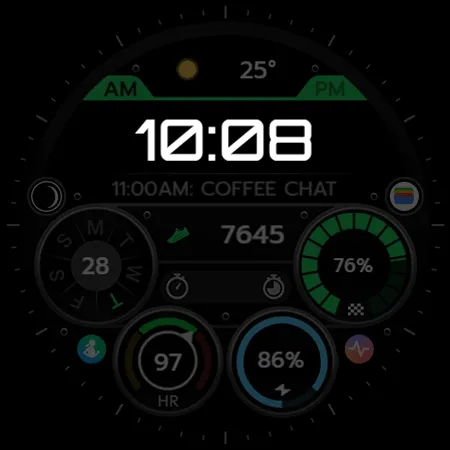 TVV Workout 6 Watch Face screenshot 13