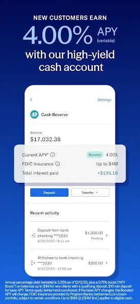 Betterment Invest & Save Money screenshot 3