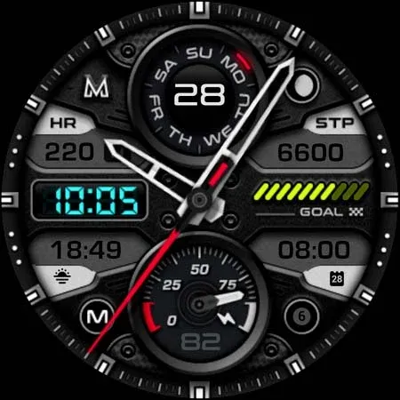 MD274 Analog watch face screenshot 14