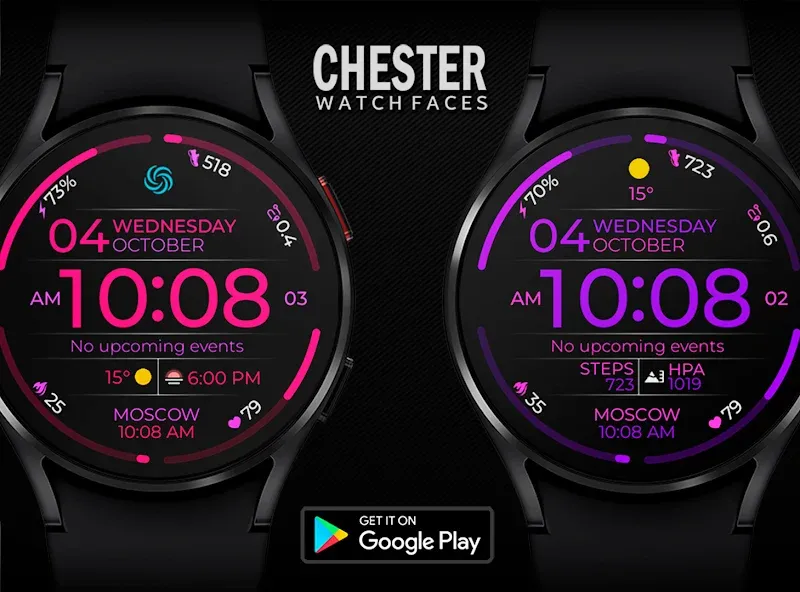 Chester Infinity watch face screenshot 11