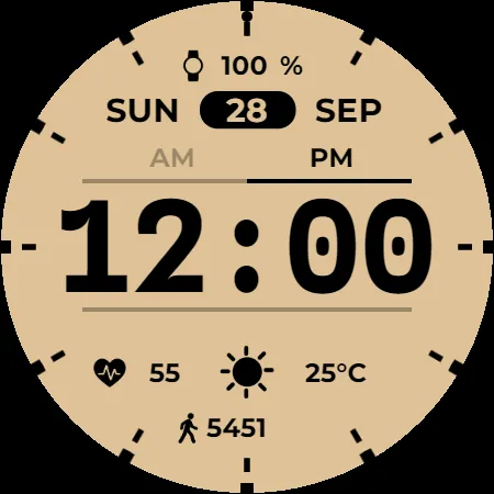 Clear Type Watch Face screenshot 8