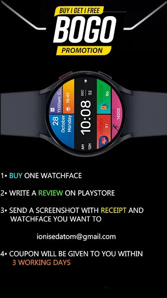 IA61 Digital Watchface screenshot 5