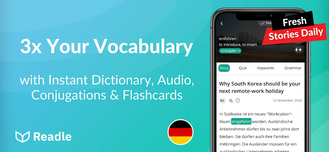 Readle - Easy Deutsch lernen screenshot 2