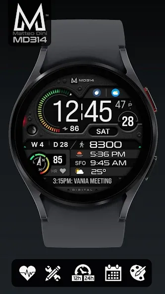 MD314 Health Watch Face screenshot 1
