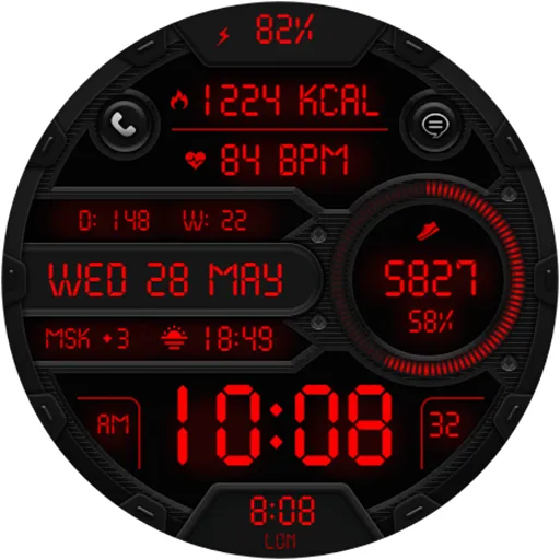 DIGI SONOMULA Watch face screenshot 18