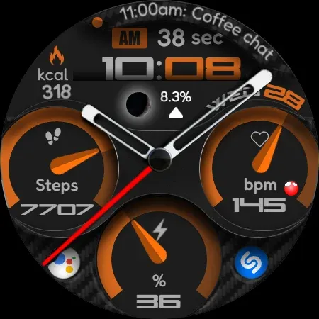 Digital Watch Face CUE107 screenshot 15