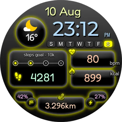 Digital Deefon Watch Face screenshot 15