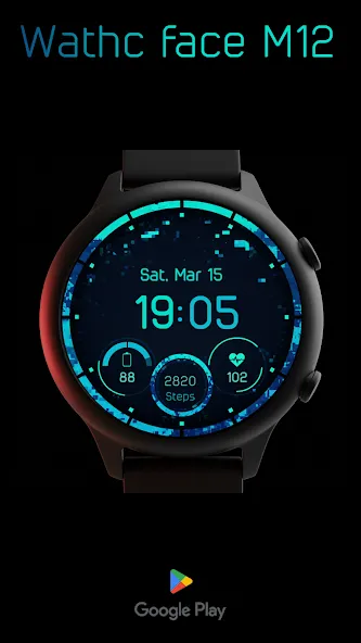 Watch face M12 screenshot 1