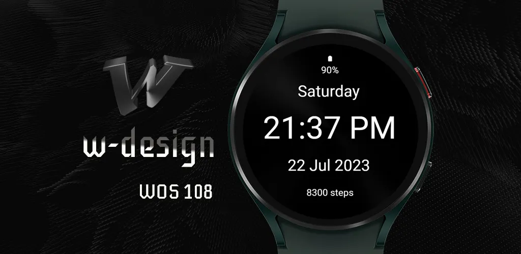 W-Design WOS108 - Watch Face screenshot 1