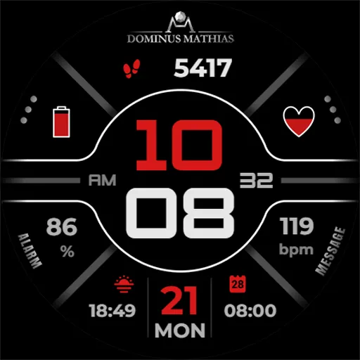DM024 Creative Smartwatch Face screenshot 7