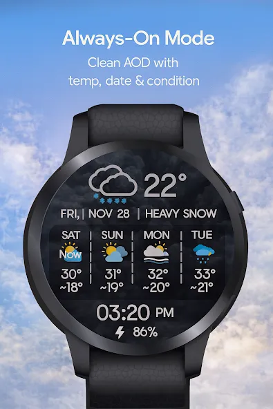 Weather Forecast for Wear OS screenshot 3