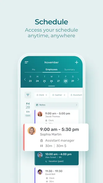 Agendrix Employee Scheduling screenshot 3