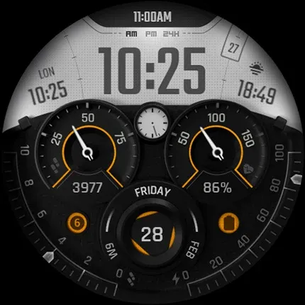 S4U Race2 - digital watch face screenshot 12