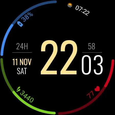 Dens Digital 1 Watch Face screenshot 5