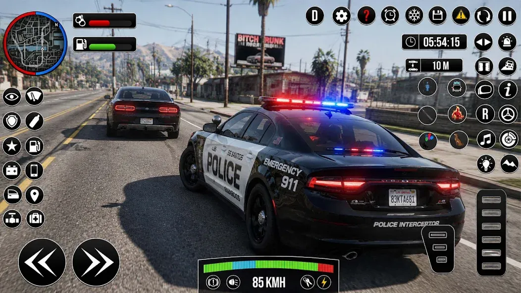 Police Car Speed Chase Sim 3D screenshot 6