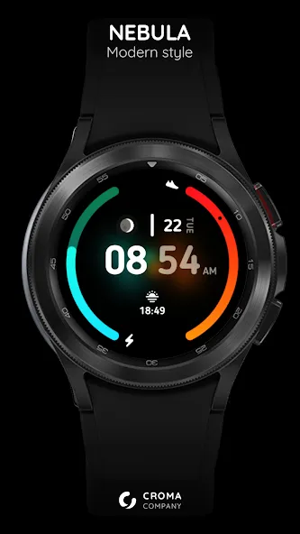 Nebula Watch Face Wear OS screenshot 1