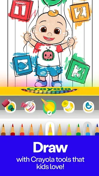 Coloring with Blippi & Friends screenshot 3