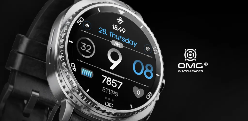 OMG 458 - Minimal Watch Face screenshot 1
