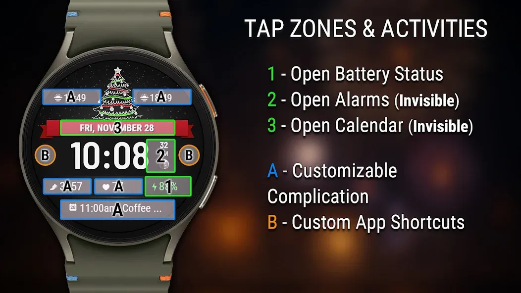 VF01 Christmas Watch Face screenshot 5