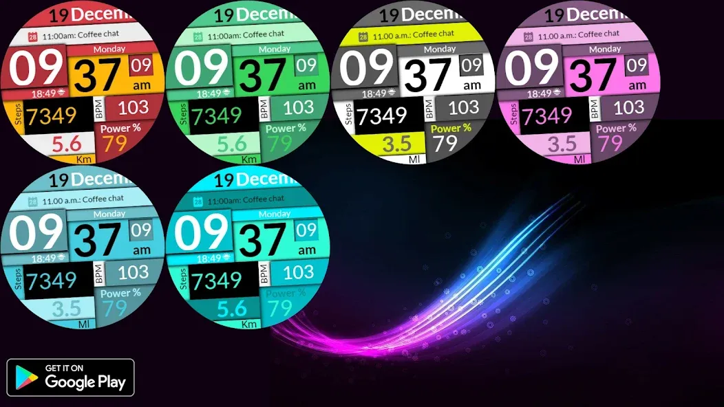 CC Clean 06 Watch Face screenshot 9