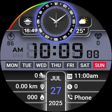 SY18 Watch Face for Wear OS screenshot 31