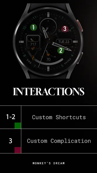 Dream 104 Analog Watch Face screenshot 8