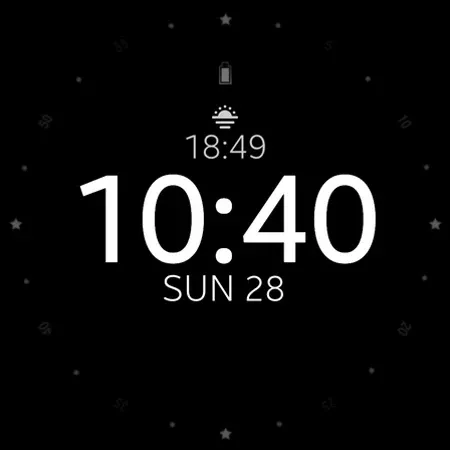 Flower Animated watch face screenshot 13
