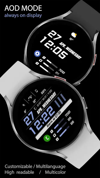 WFP 243 Sporty watch face screenshot 5