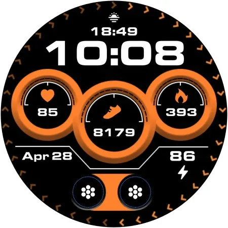 Sporty Dial - Watch face screenshot 8