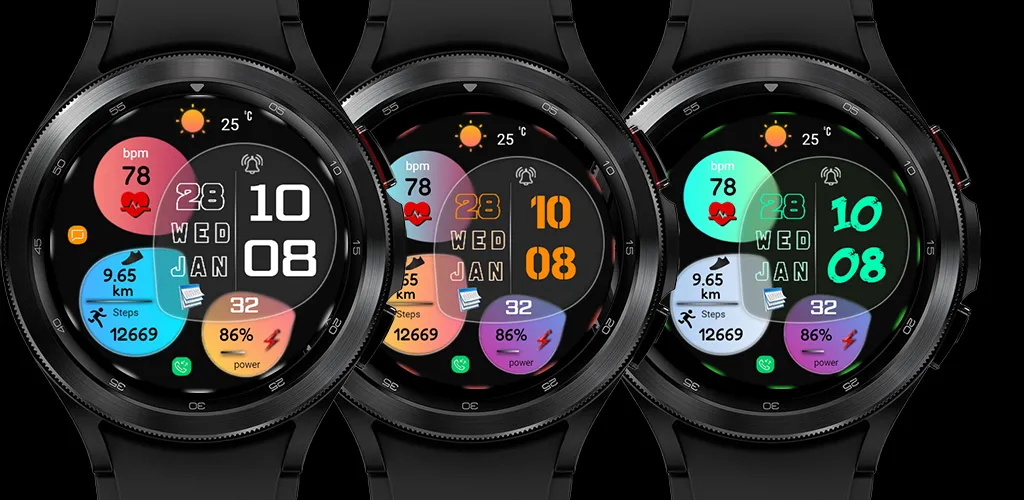 Digital fsw306 watch face screenshot 5