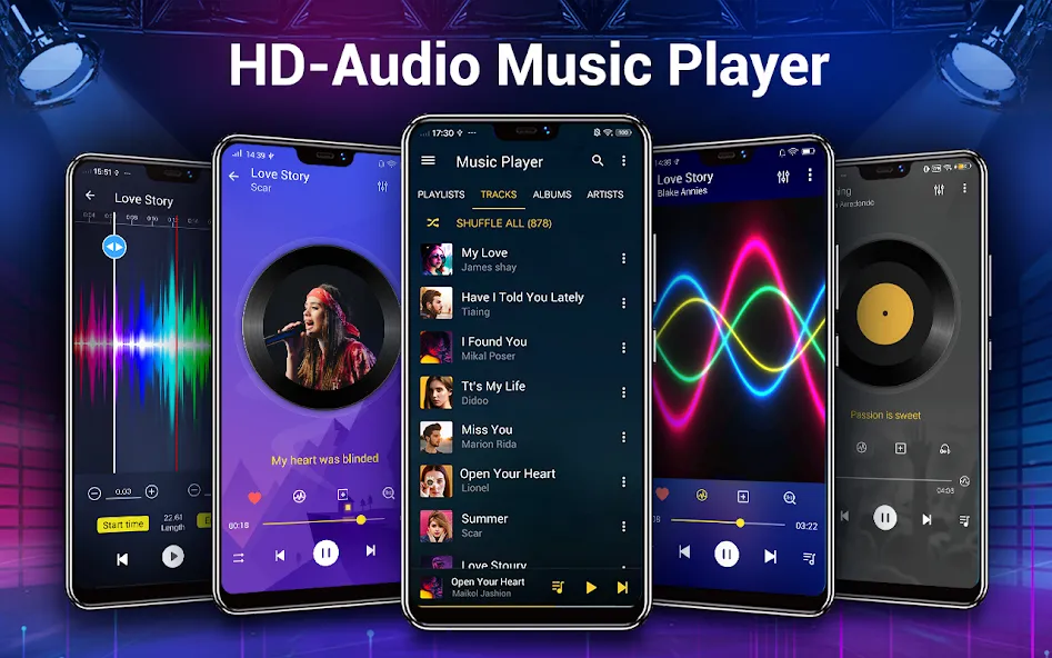 Music Player - Bass booster screenshot 1