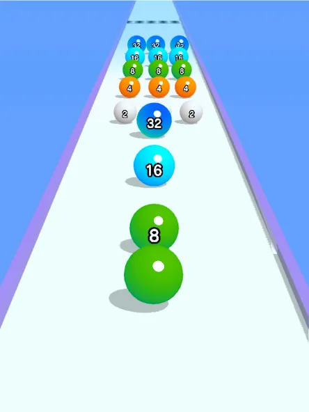 Ball Run 2048: merge number screenshot 6